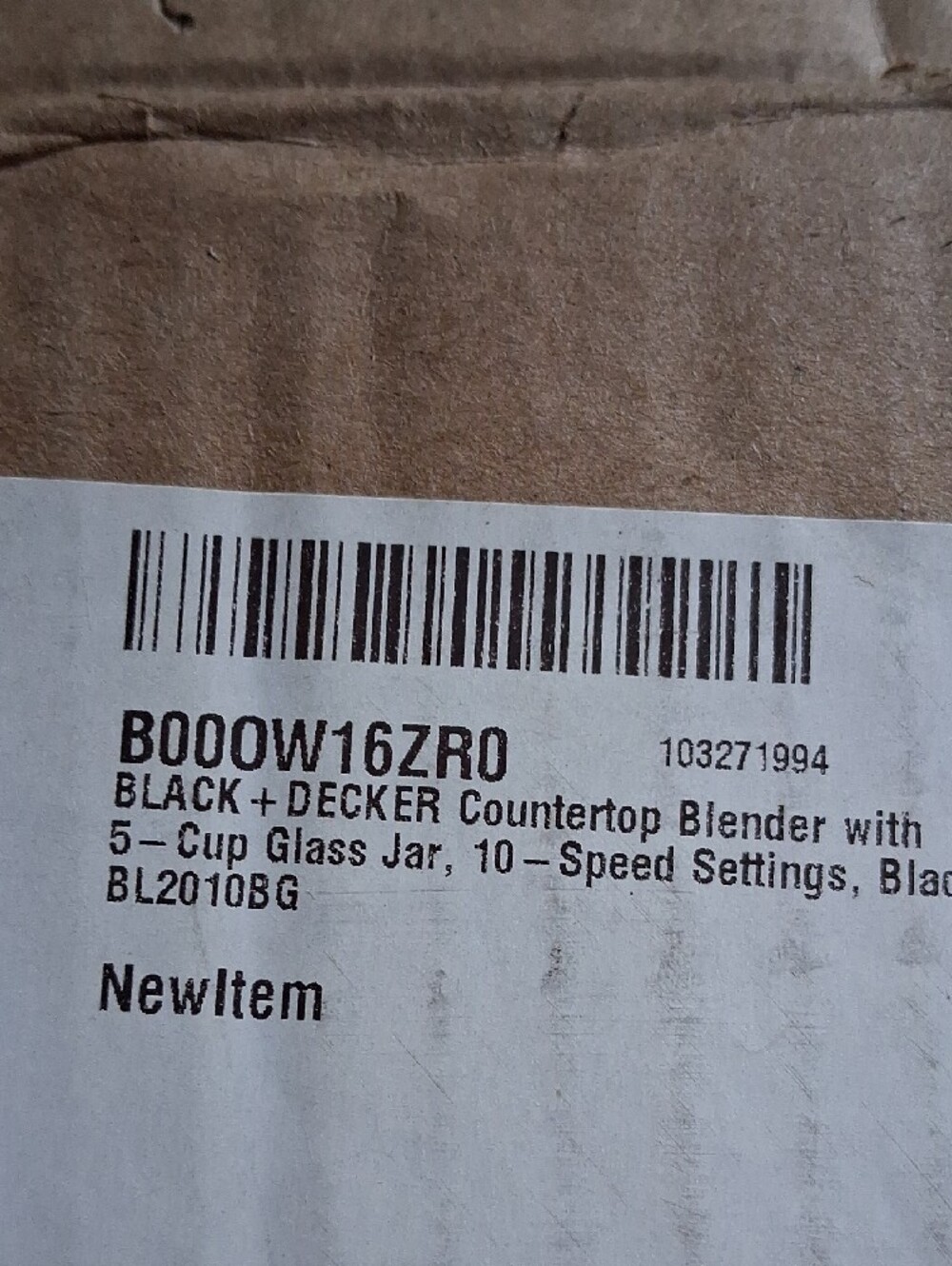 Black & Decker Black and Clear 10-Speed Blender - Picture 4 of 4